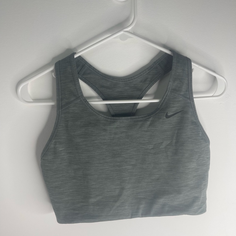 Nike Women's Heathered Gray Sports Bra